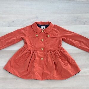 Janie and Jack Coral Button-Up Coat
